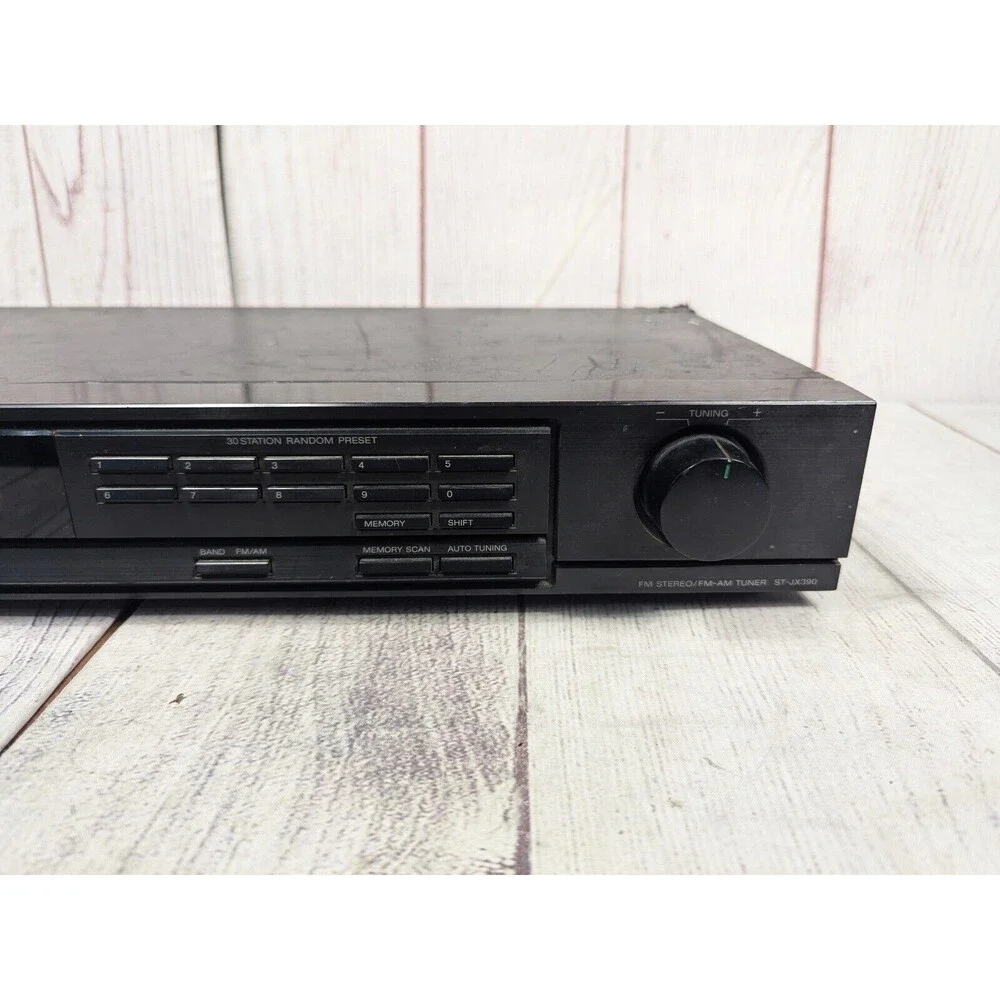REPAIR Partly Works - Sony ST-JX390 Vintage Stereo AM/FM Quartz Tuner Receiver